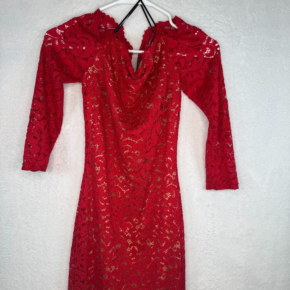Red Lace Dress